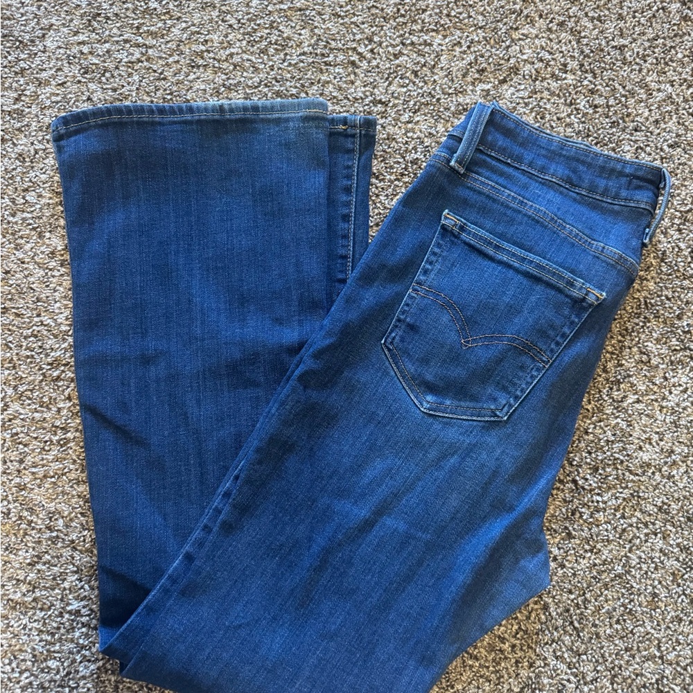 Levi's Dark Blue 726 Flare Jeans